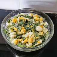 Витаминный салат со сметаной