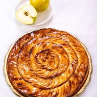 Яблочный тарт "с розой"