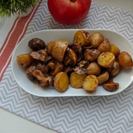 Запеченный картофель с шампиньонами