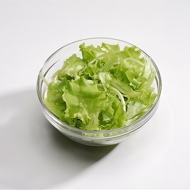 Зеленый салат с винегретом