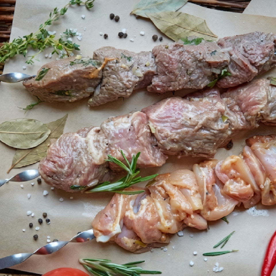 Говяжий шашлык в чайном маринаде рецепт – Сербская кухня: Основные блюда.  «Еда»