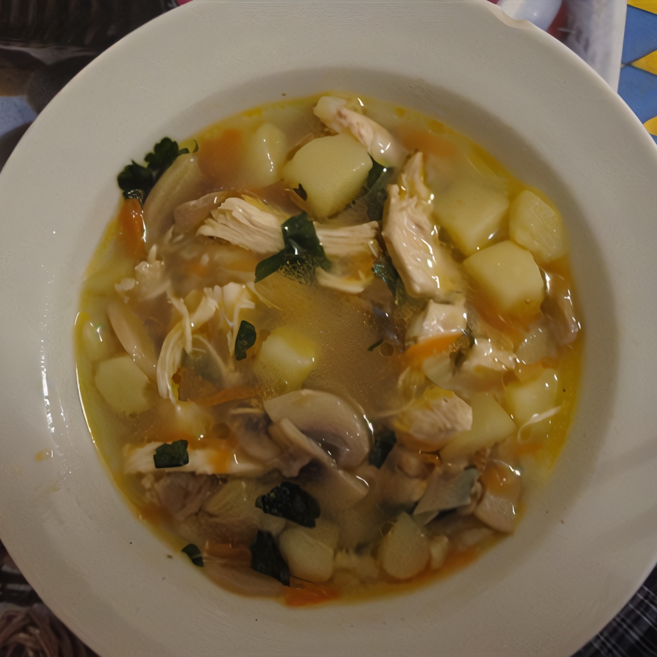 Рецепт нежного грибного супа-пюре со сливками