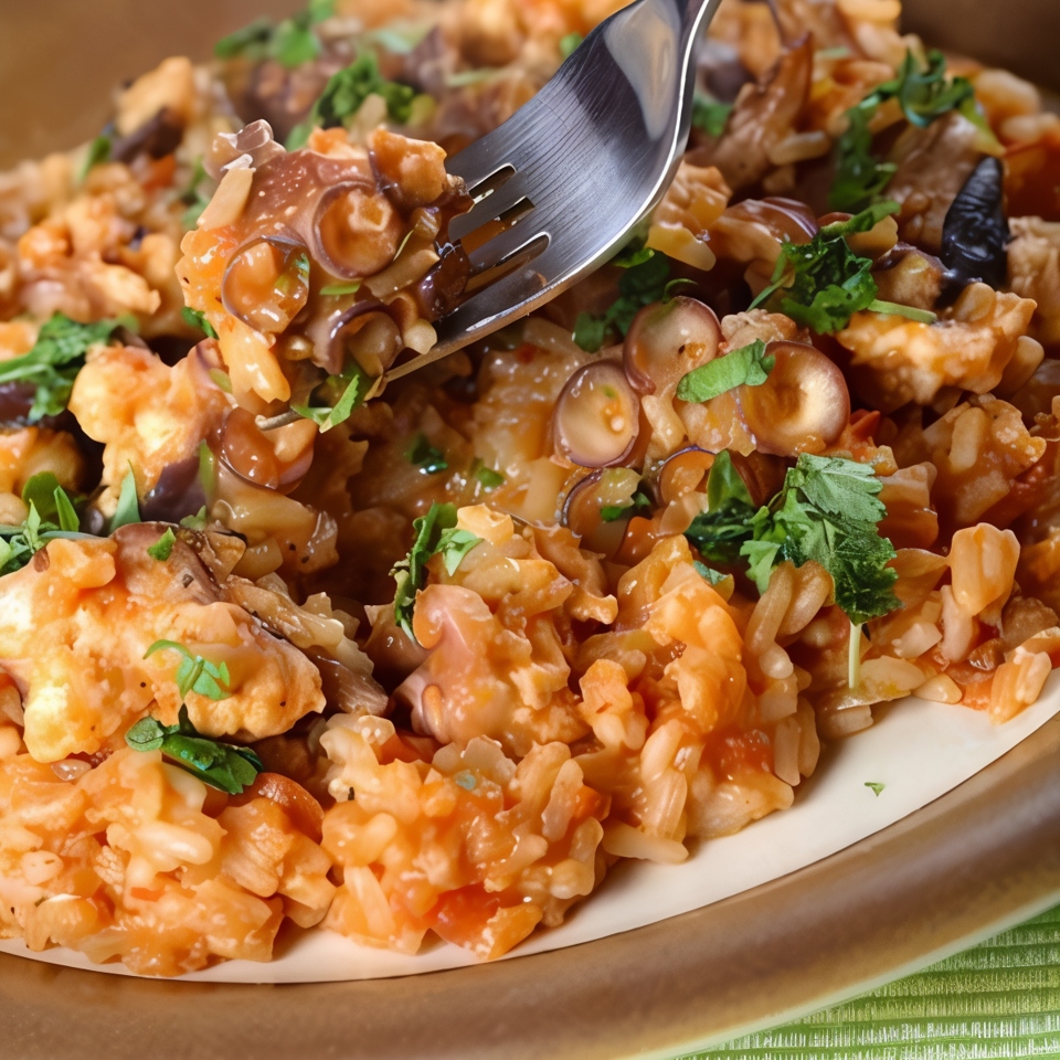 Ризотто с осьминогом (Risotto con polpo)