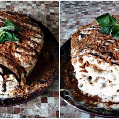 Торт банановый рай бисквитный рецепт с фото пошагово
