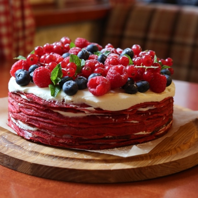 Как приготовить вкусный блинный торт с творожным кремом?