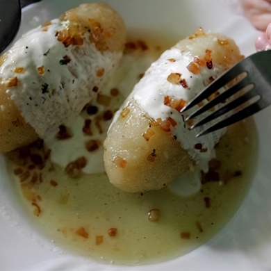 Как приготовить Шашлык из картошки с салом на шампурах Просто Кухня рецепт пошагово