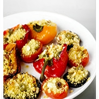 Фаршированные помидоры с фетаксой. Рецепт с фото.