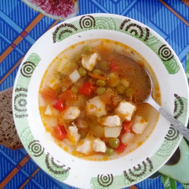 Куриный суп с овощами - рецепт приготовления с фото от азинский.рф