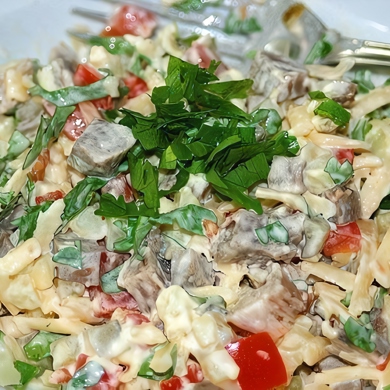 Простые рецепты вкусных мясных салатов – азинский.рф