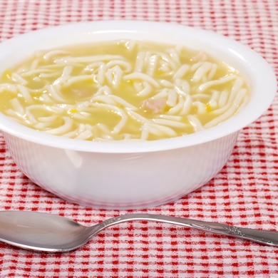 Молочный суп с лапшой