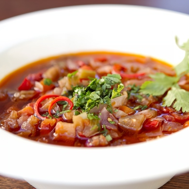 Овощной суп с баклажанами и чечевицей - пошаговый рецепт с фото | Азбука рецептов