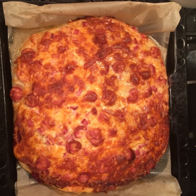 Рецепт мини-пиццы из Великолепного дрожжевого теста. Вкусная Школьная, но Домашняя Пицца