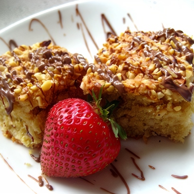 Прянично-имбирный торт с лесными орехами : Торты, пирожные