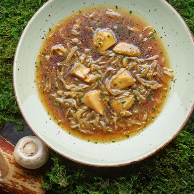 Суп с сушеными грибами и капустой - пошаговый рецепт с фото на Готовим дома