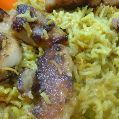 Хайнаньский цыпленок с рисом