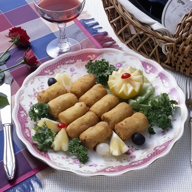Картофельные крокеты с куриной начинкой, пошаговый рецепт на ккал, фото, ингредиенты - Пекарь