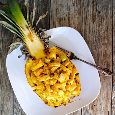 Салат с ананасом и курицей - простой и вкусный рецепт с пошаговыми фото
