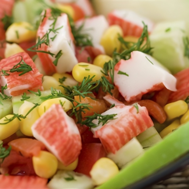 Простой салат с крабовыми палочками и яблоком – пошаговый рецепт приготовления с фото