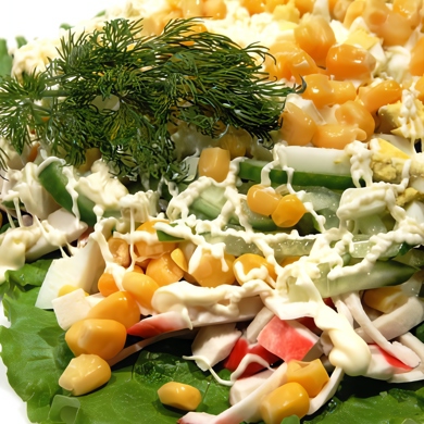 Салат из капусты, яиц и крабовых палочек – пошаговый рецепт приготовления с фото