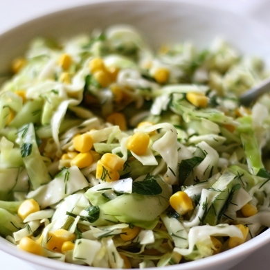 Капустный овощной салат с чесноком и майонезом – пошаговый рецепт приготовления с фото