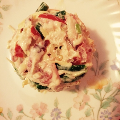 Салат со стручковой фасолью и ветчиной — рецепт с фото пошагово