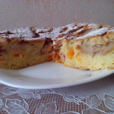 Шарлотка с мандаринами - рецепт с фото пошагово
