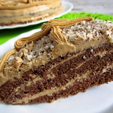 Простой шоколадный торт со сливочным кремом – пошаговый рецепт приготовления с фото