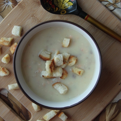 Сливочный суп с семгой: пошаговый рецепт