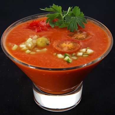 Суп из помидоров гаспачо