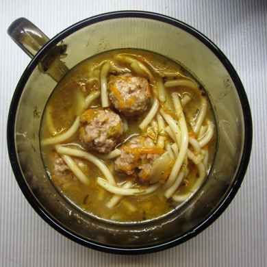 Суп с рисовыми фрикадельками – кулинарный рецепт