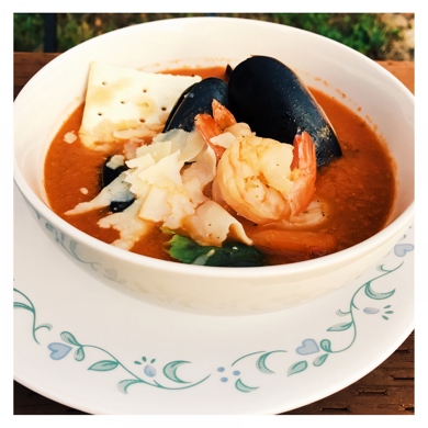 Рецепт приготовления супа из морепродуктов со сливками