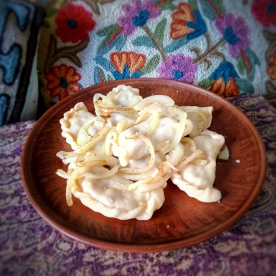 🥟 Вареники со свежей капустой по-украински — рецепт с фото пошагово