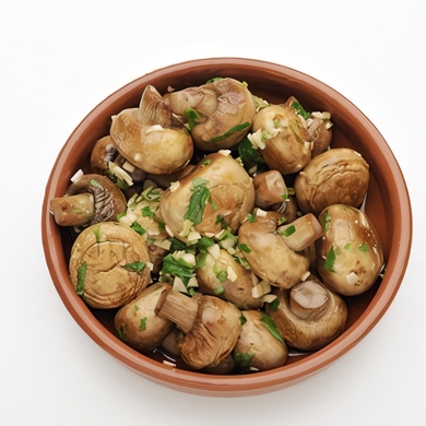 Шампиньоны жареные на сковороде - Пошаговый рецепт с фото. Вторые блюда. Блюда из грибов