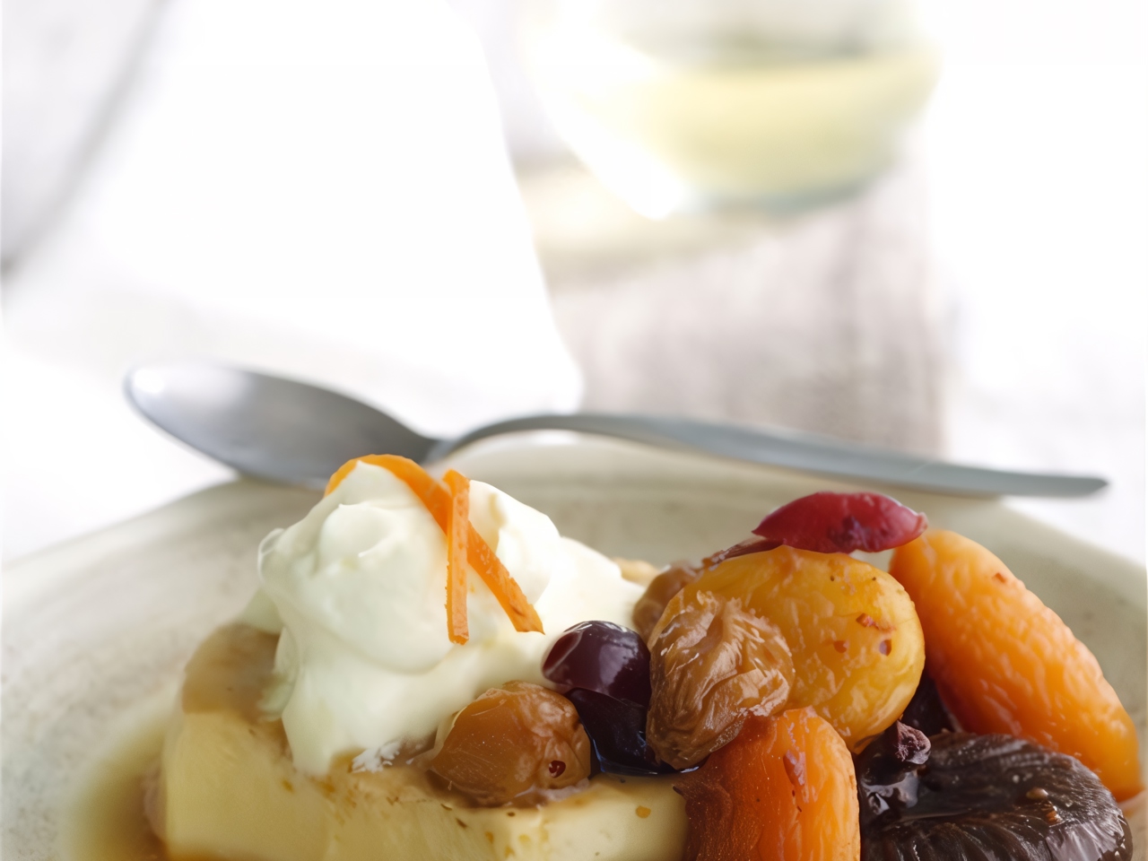 Apricot Flan
