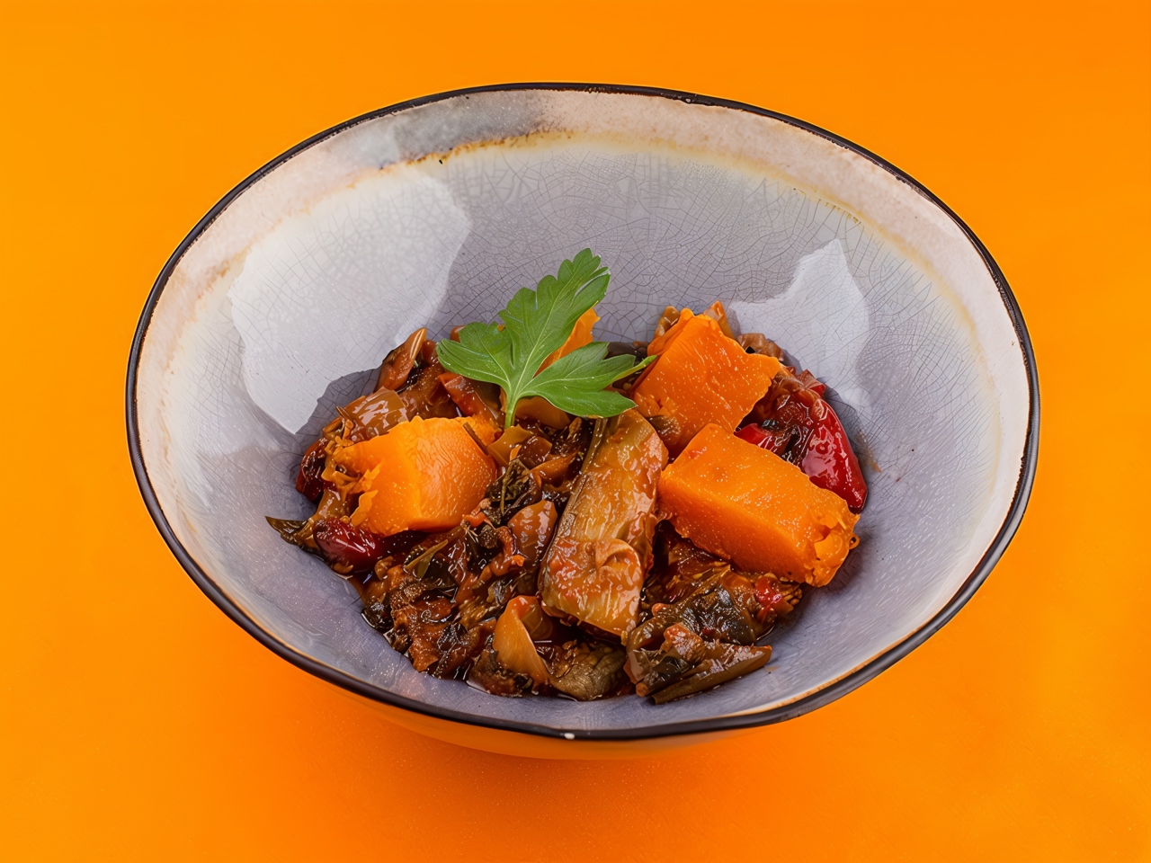 Ajapsandali with Pumpkin