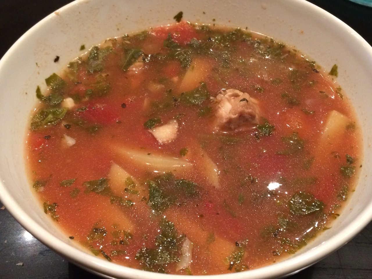 Algerian Fish Soup with Mint