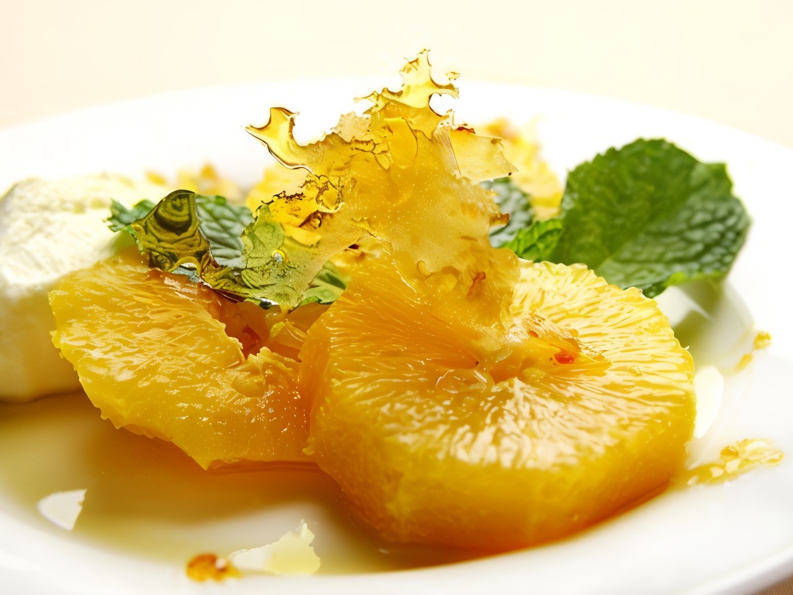 Oranges in Lemon Syrup