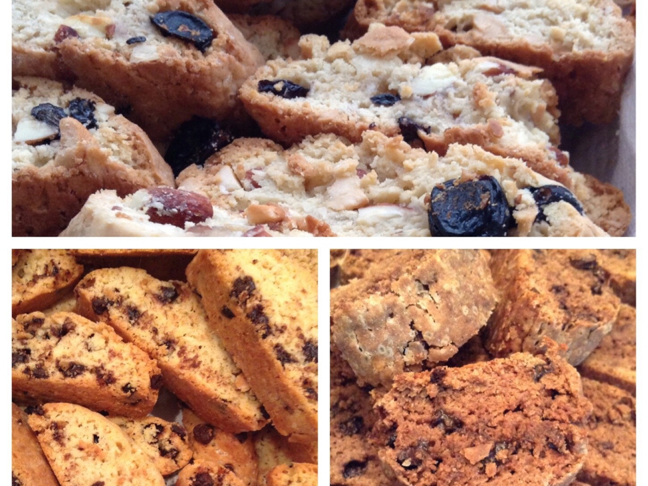 Orange Biscotti with Dark Chocolate