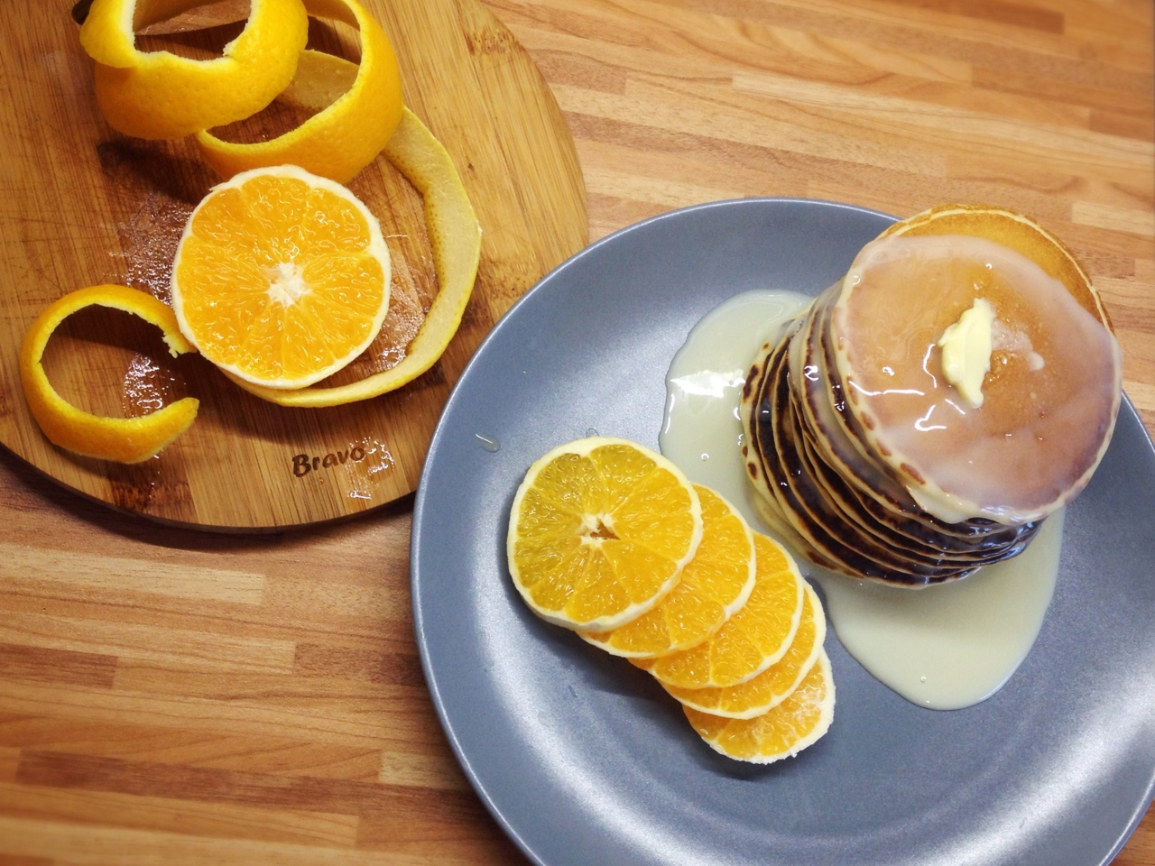 Orange Cinnamon Pancakes