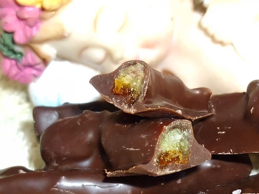 Candied Orange Peels in Chocolate