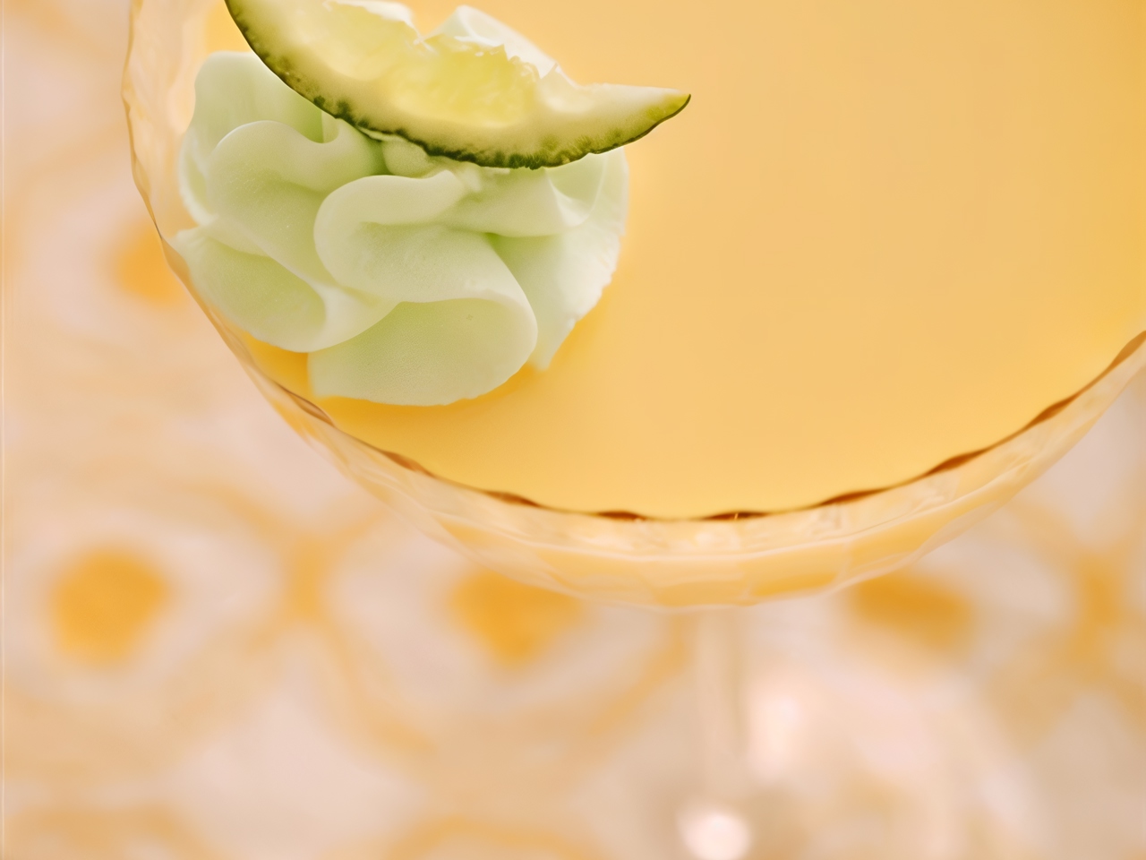 Orange Posset with Lime Whipped Cream