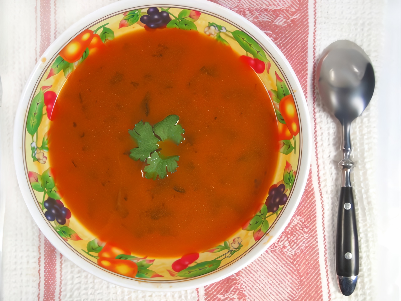 Orange Spinach Soup