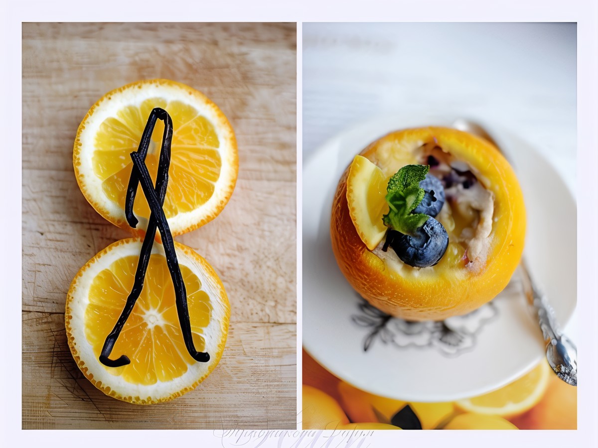 Orange-Blueberry Soufflé