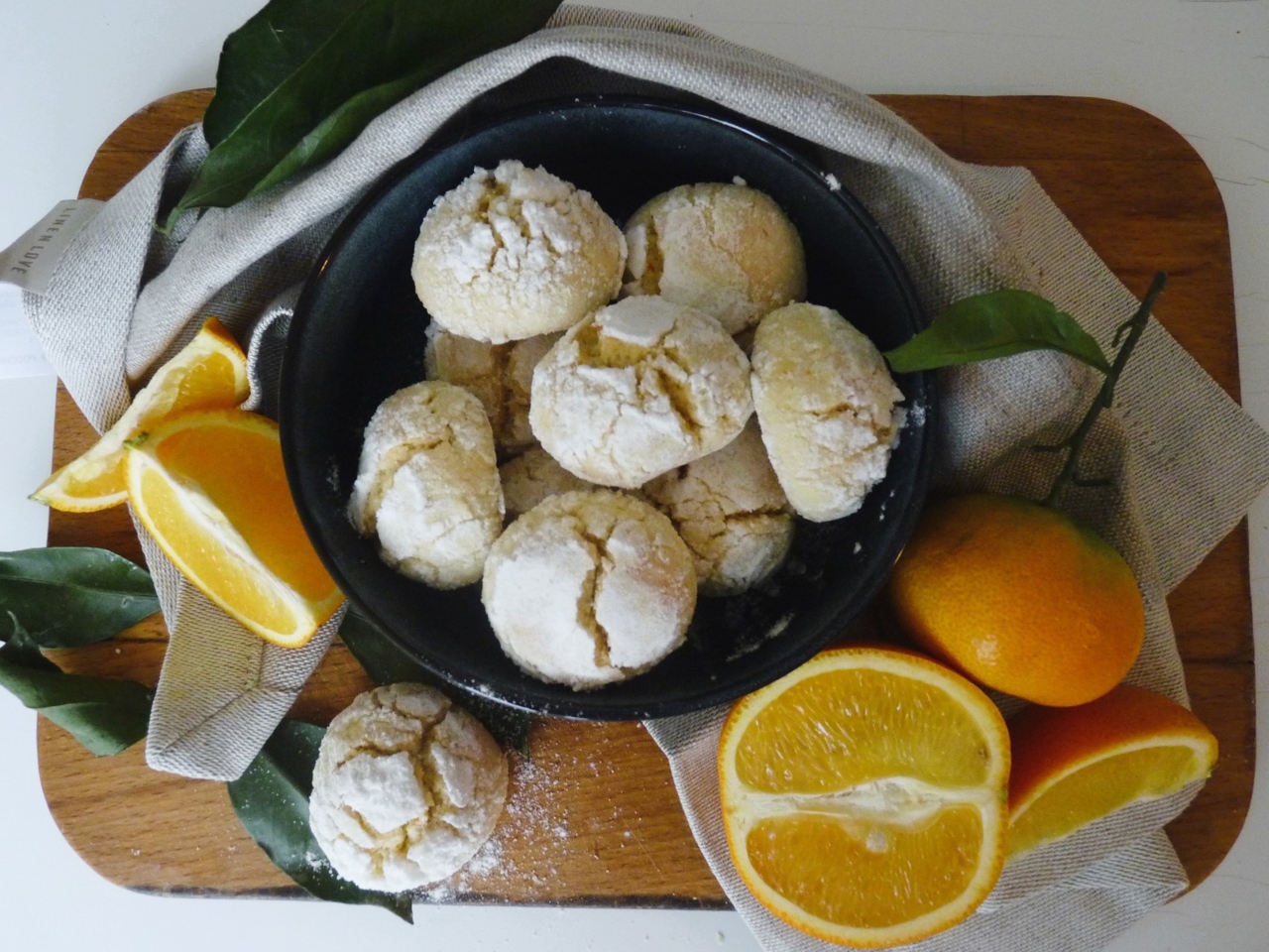 Orange Shortbread Cookies