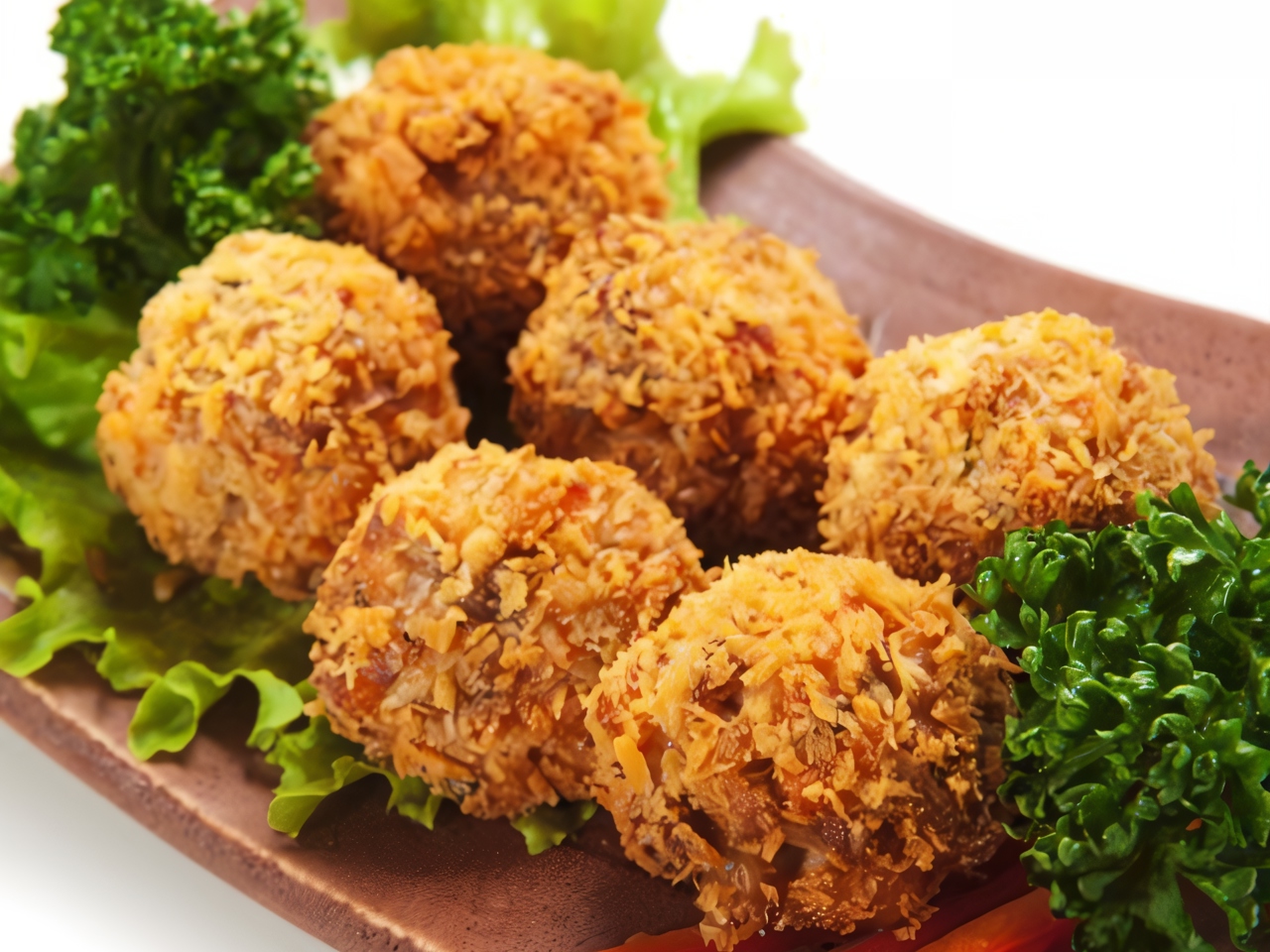 Arancini with Green Peas and Mozzarella