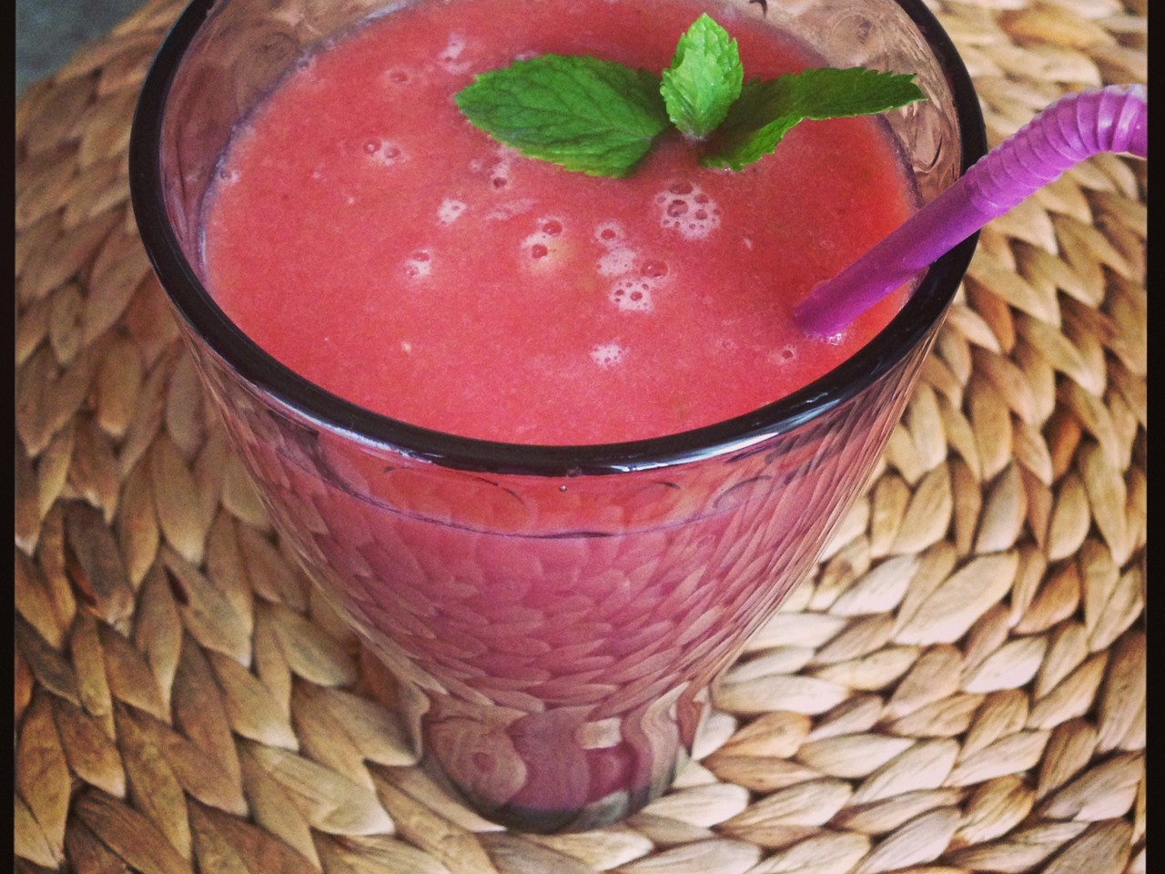 Watermelon-Banana Smoothie