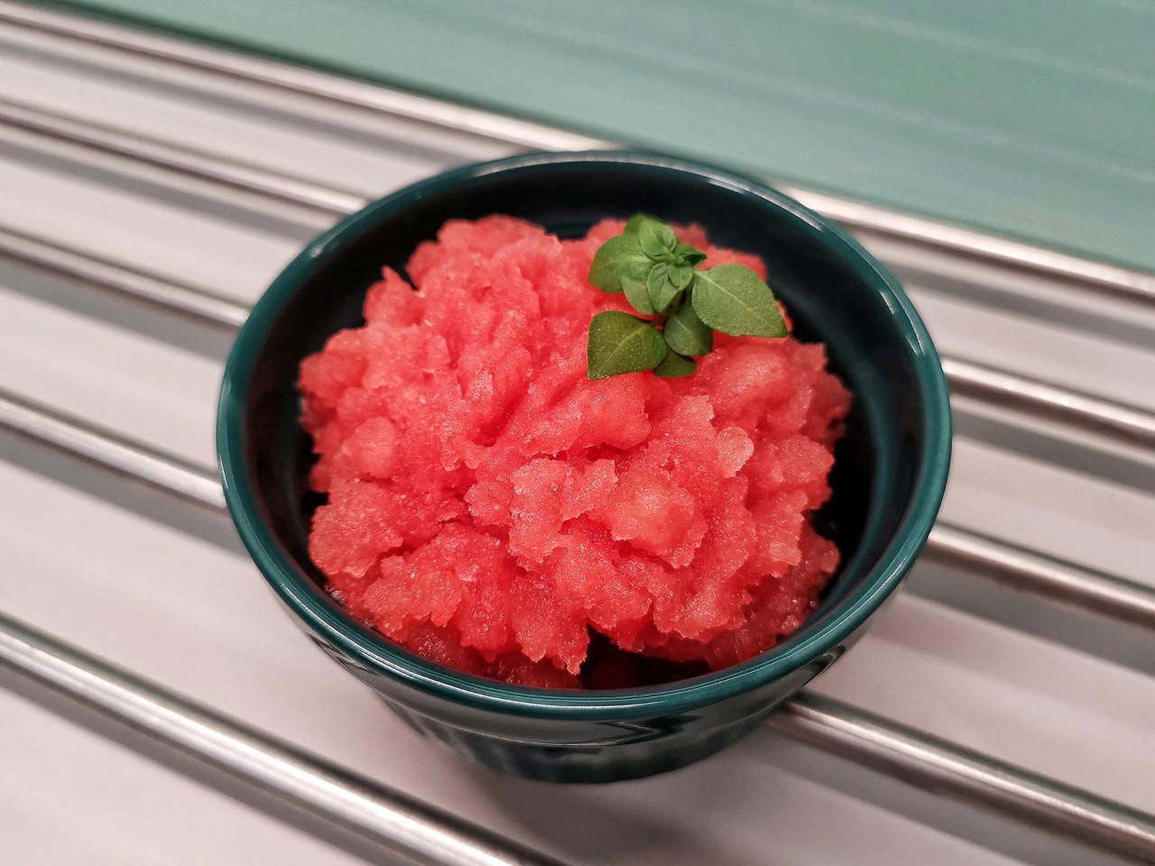 Watermelon Ice with Basil