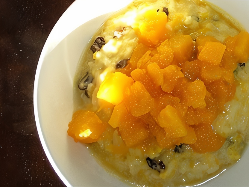 Fragrant Pumpkin Porridge with Coconut