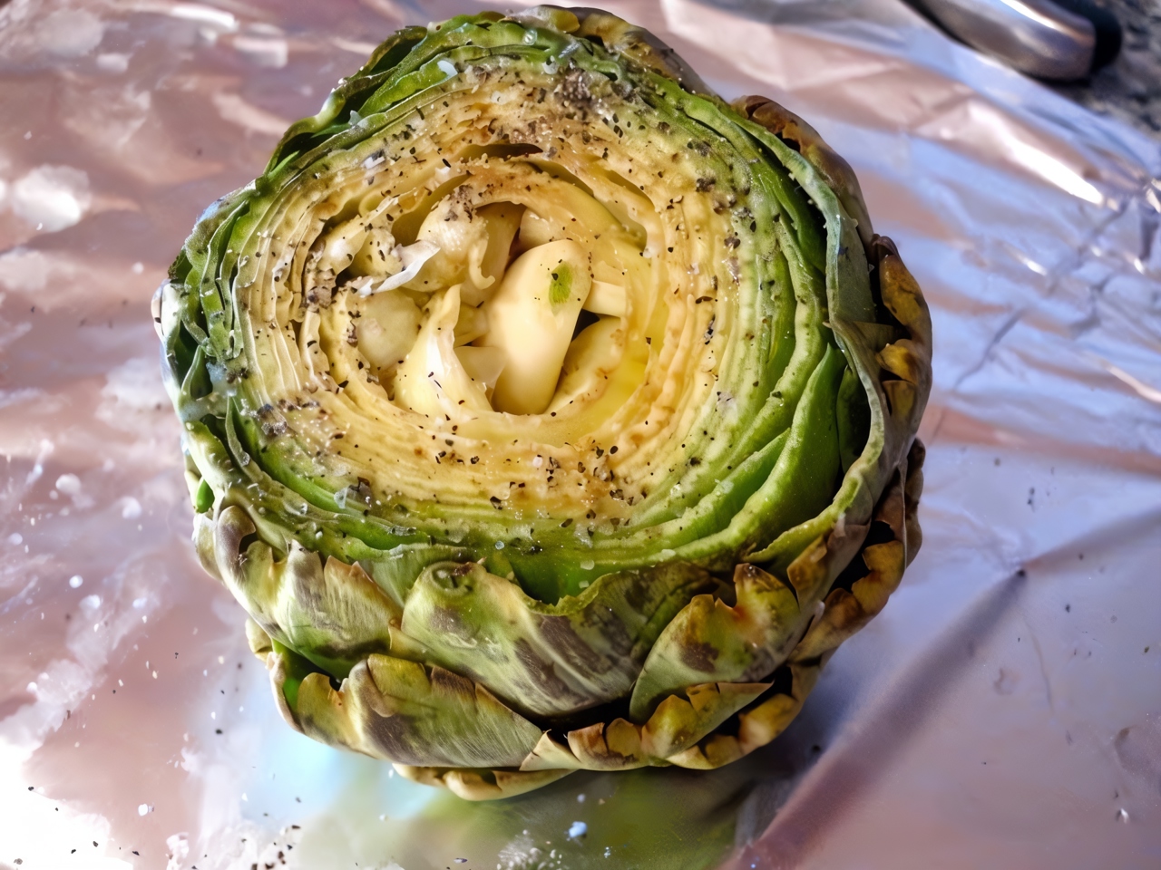 Stuffed Artichokes with Avocado Cream