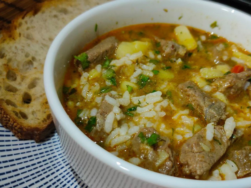 Beef Stew with Rice